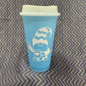 Embellished Starbucks Travel Mug Light Blue